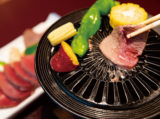 鹿肉の炙り焼き