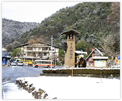 寸又峡温泉郷の写真