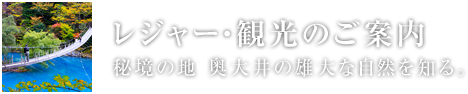 レジャー・観光のご案内